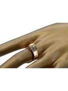 Gelber Peridot Originales Vintage-Roségold aus 14 Karat Ring Vintage Handwerk vrc007r